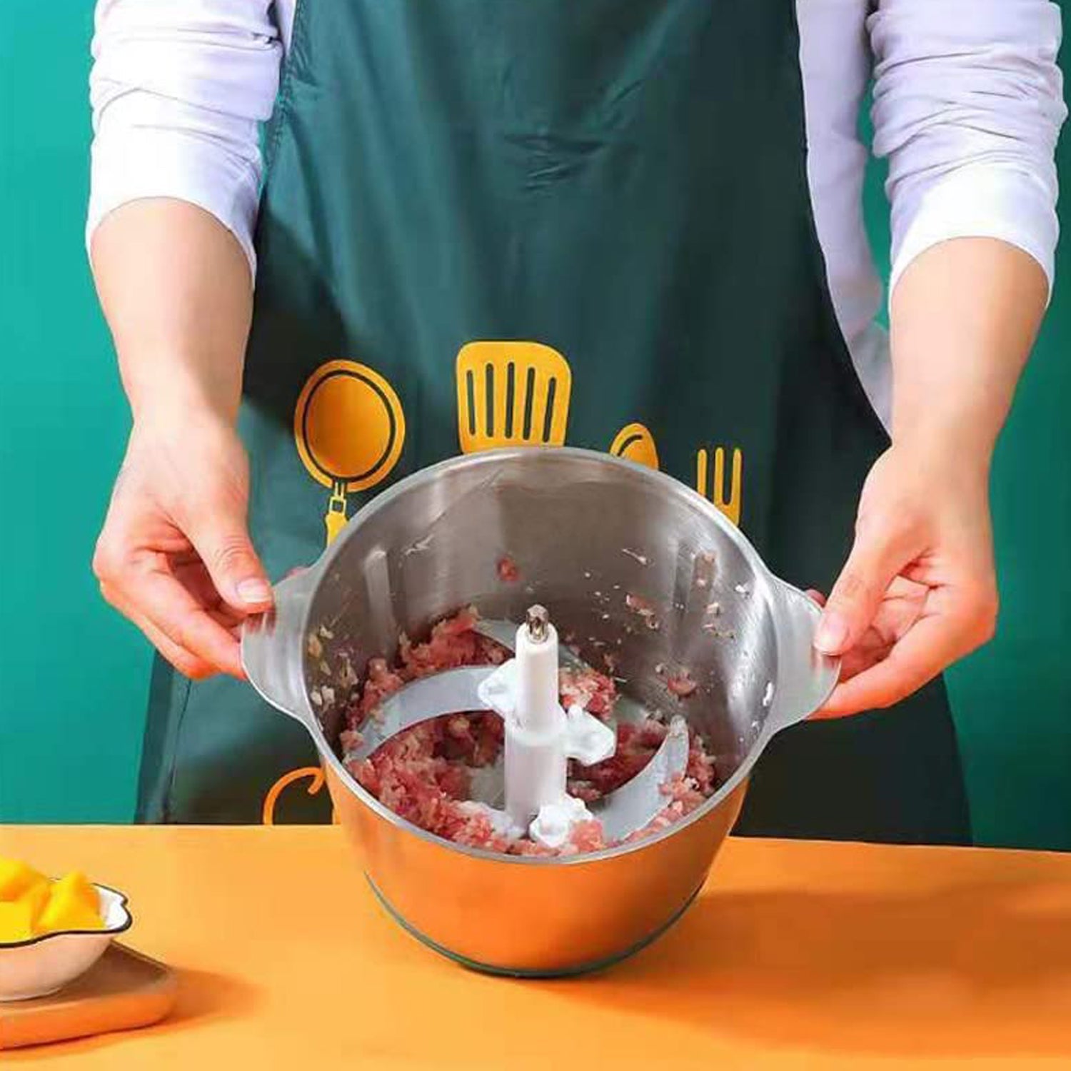 2811 Stainless Steel Electric Meat Grinders with Bowl for Food Chopping Meat & Vegetable. DeoDap 2811 Stainless Steel Electric Meat Grinders with Bowl for Food Chopping Meat & Vegetable. DeoDap